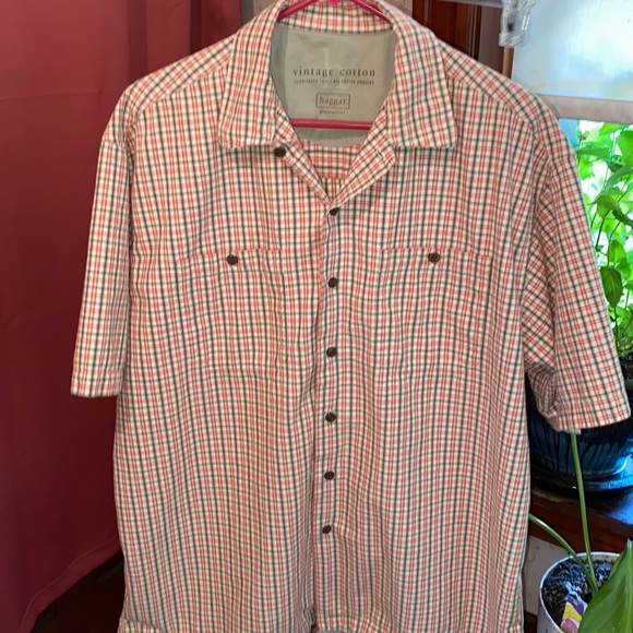 Haggar Other - Mens Vintage Cotton Button Up Shirt